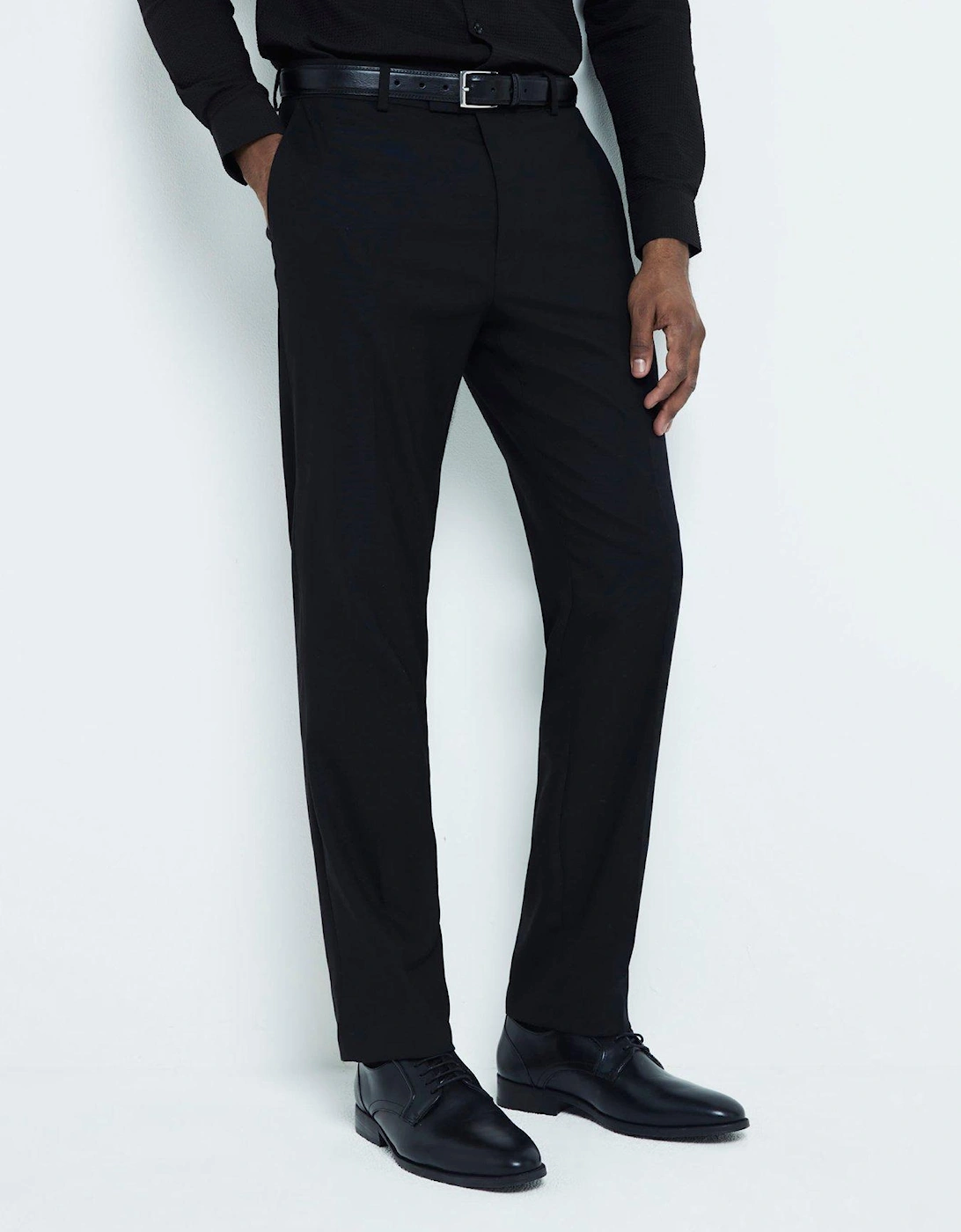 Formal Point Derby Shoe - Black