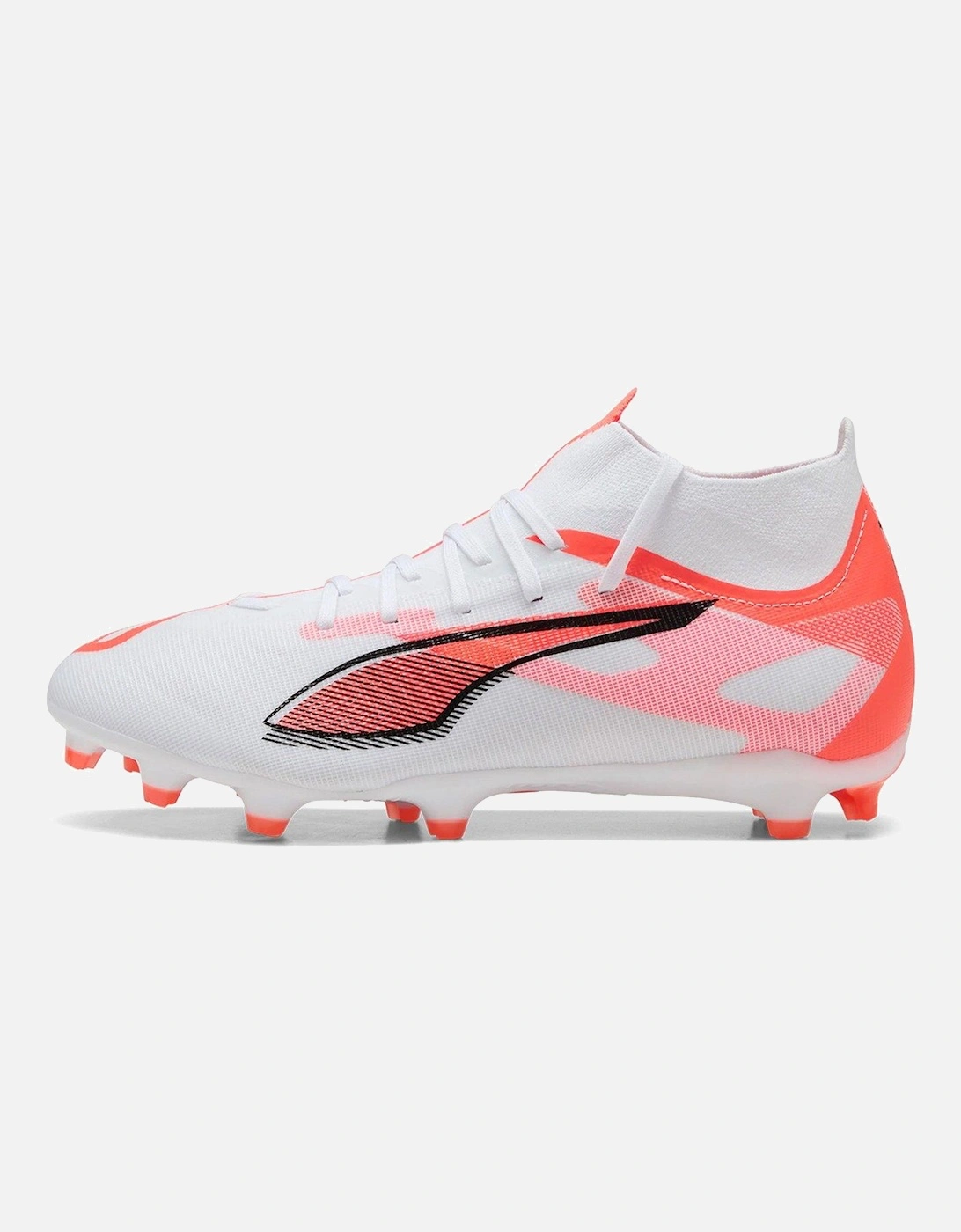 Mens Ultra 5+ Match Laceless Firm Ground Football Boots -white, 7 of 6