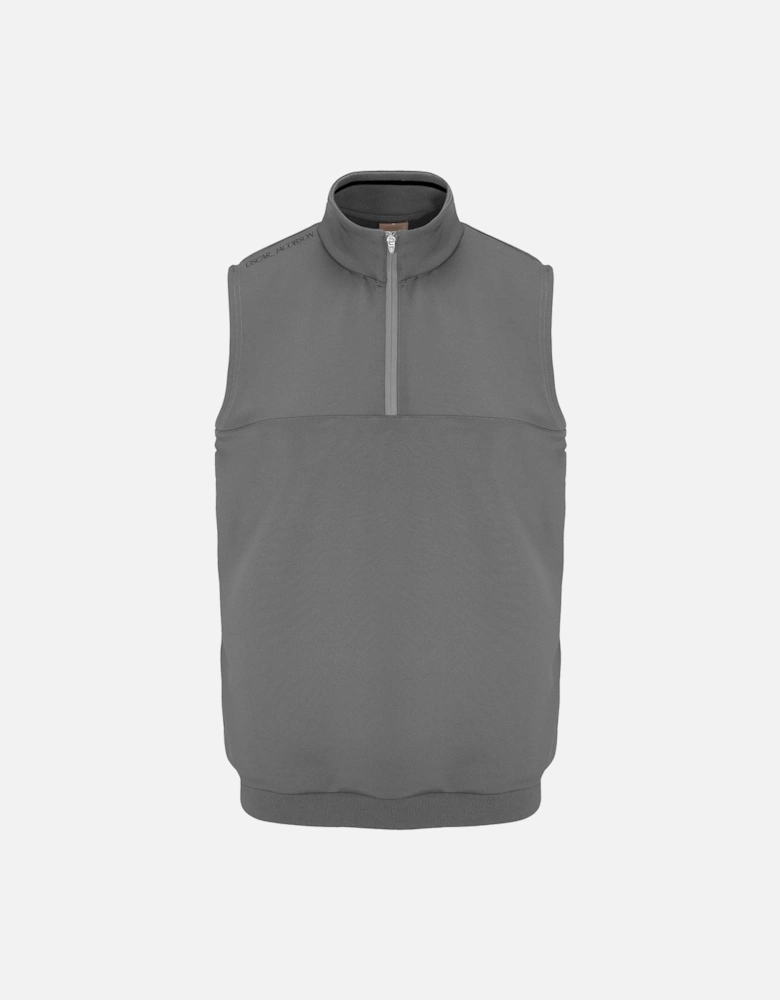 Mens Golf Westland Sleeveless Mid Layer - Grey