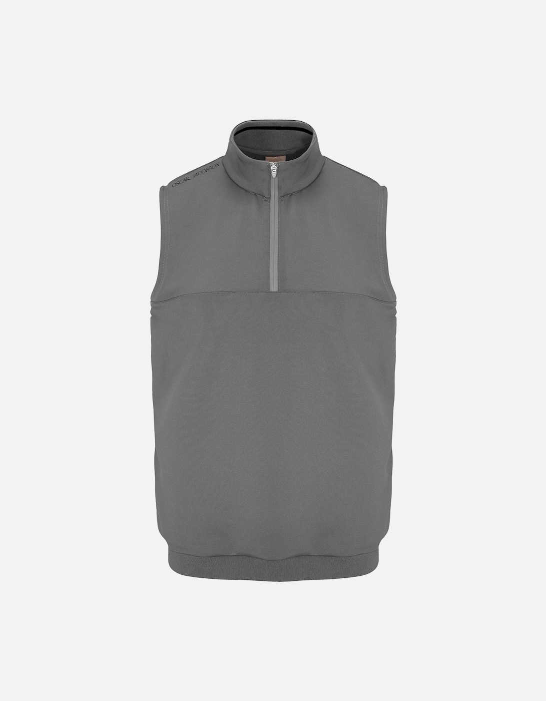 Mens Golf Westland Sleeveless Mid Layer - Grey, 2 of 1