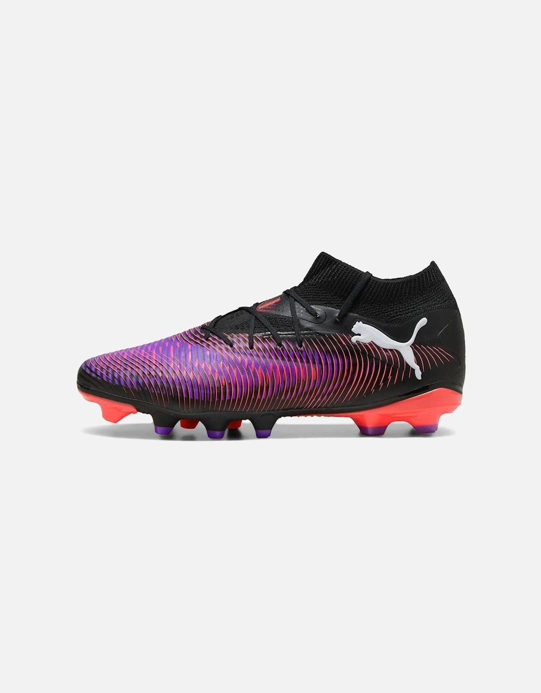Mens Future 8 Pro Firm Ground Football Boot - Black/Purple, 7 of 6