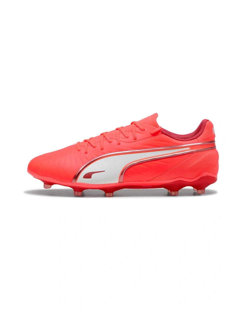 Mens King Match Firm Ground Football Boots - Red - Red