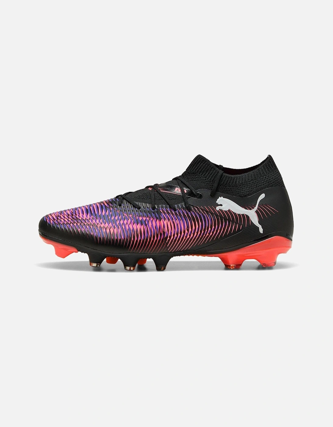 Mens Future 8 Match Firm Ground Football Boot - Black/Purple, 5 of 4