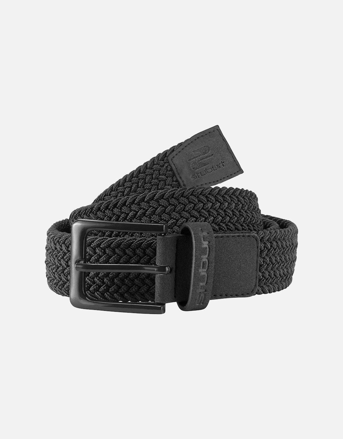 Mens Golf Argill Braided Belt - Black, 2 of 1