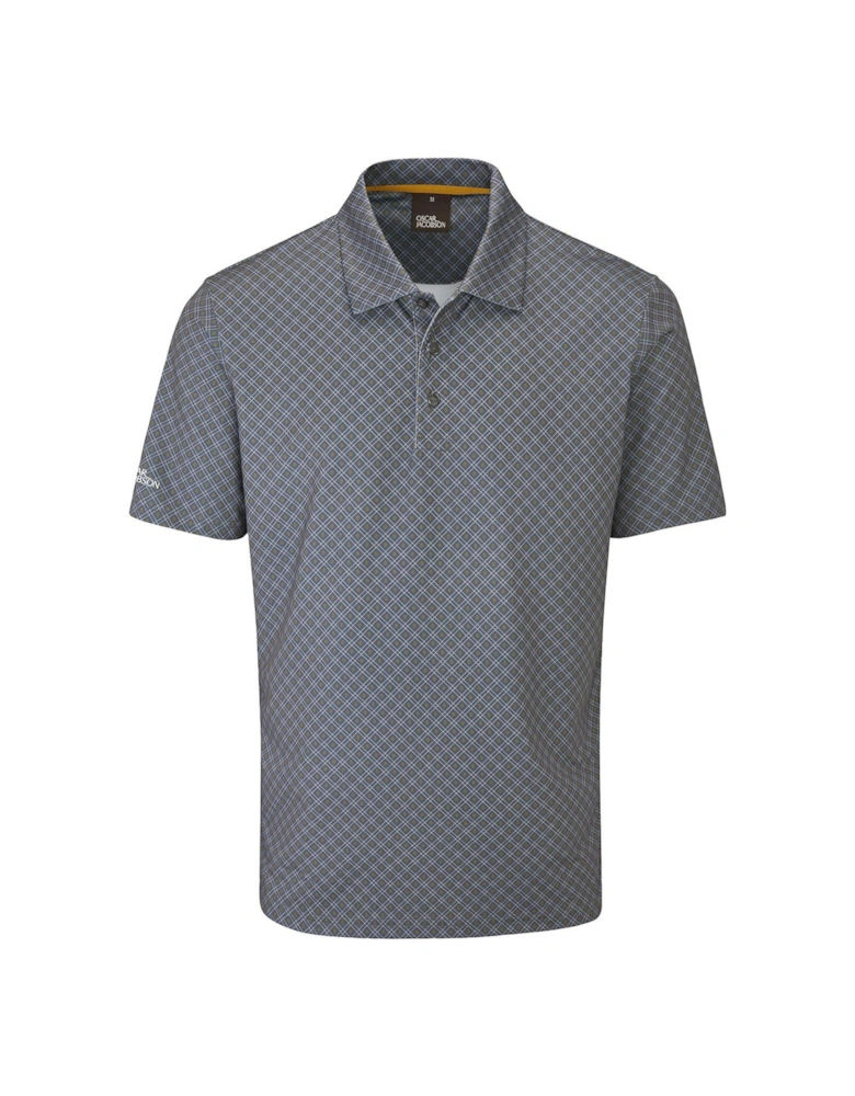 Mens Golf Guildford Polo - Grey