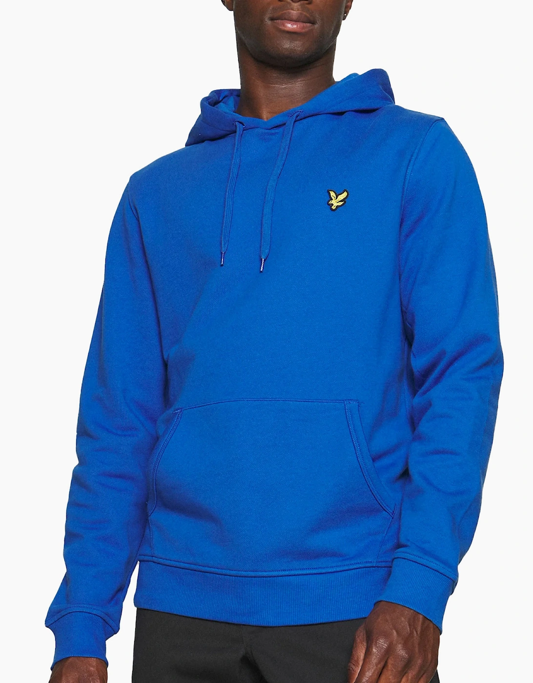 Lyle And Scott Unisex Blue Ml416vog Men Hoodies Long Sleeve Winter Pullover Hooded Jumpers  2XL