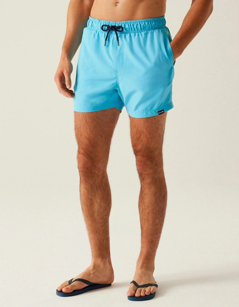 Mens Mawson II Elasticated Waist Swim Swimming Surf Trunks Shorts