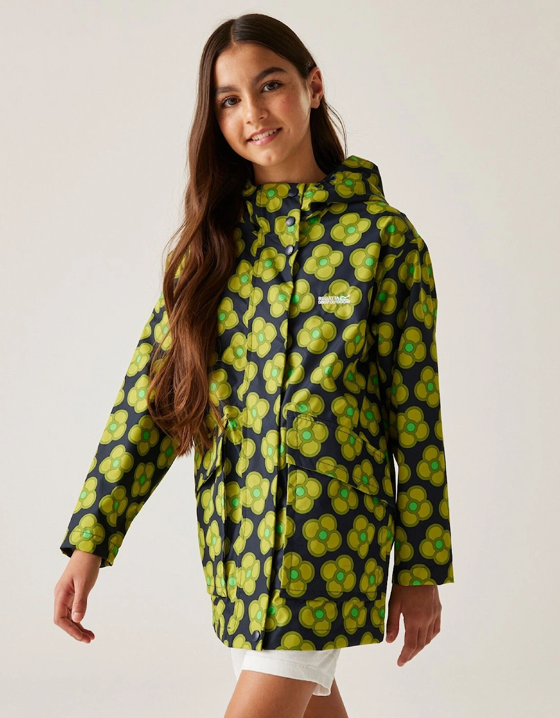 Kids Orla Kiely Swing Waterproof Jacket, 2 of 1