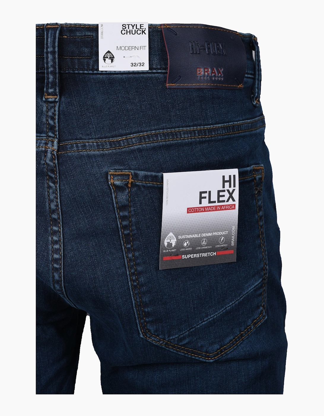 Men's Brax Chuck Jeans Denim - Blue - Size: 38/34