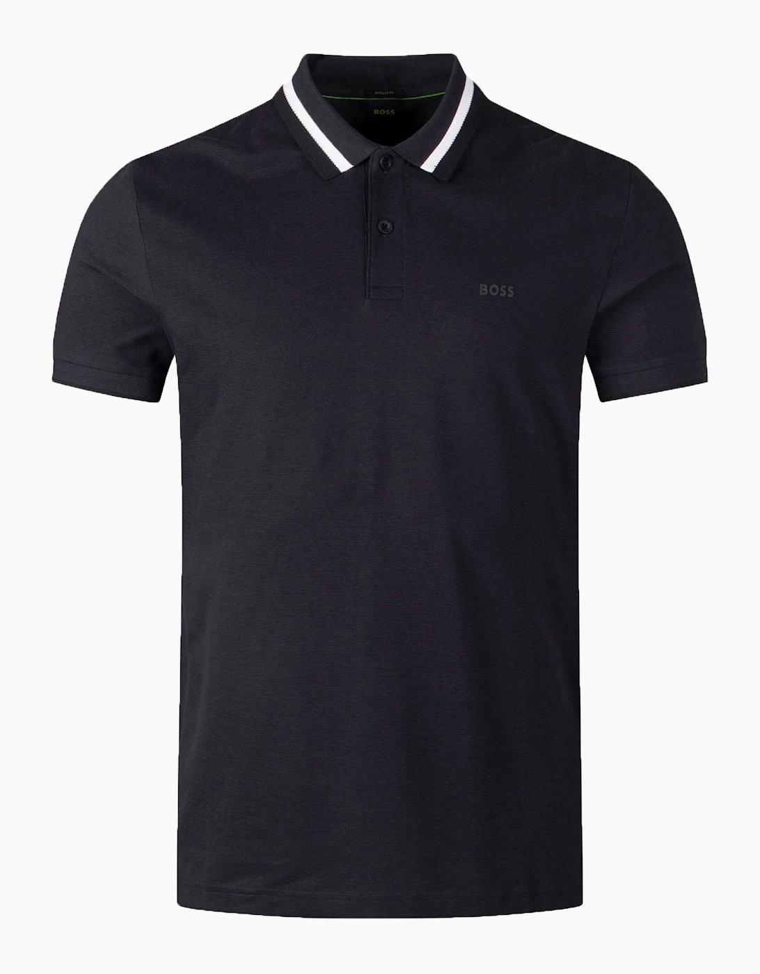 Men's Boss Paddy Ap Heritage Polo Dark Blue - Navy - Size: 38