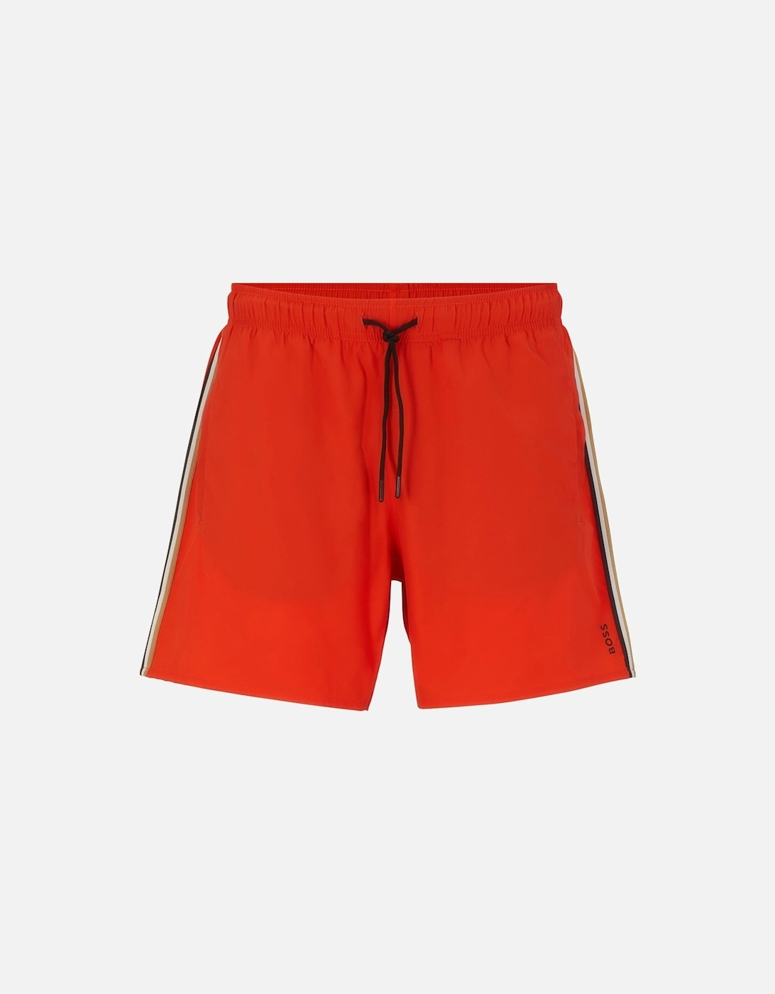 Men's Boss Black Iconic Swim Shorts Bright Orange - Size: 32/34