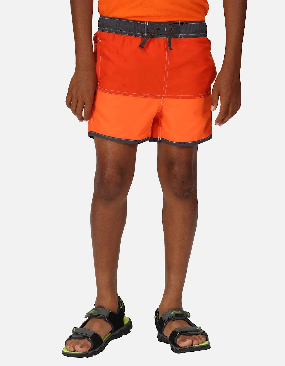 Kids Sergio Elasticated Swimming Shorts, 2 of 1