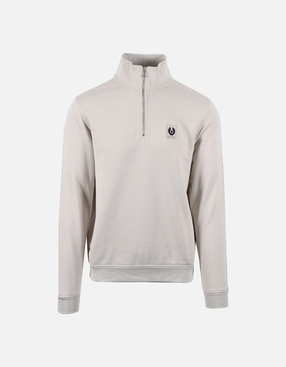 Belstaff Men's Stone Beige Half Zip Sweatshirt - : 38 Size M