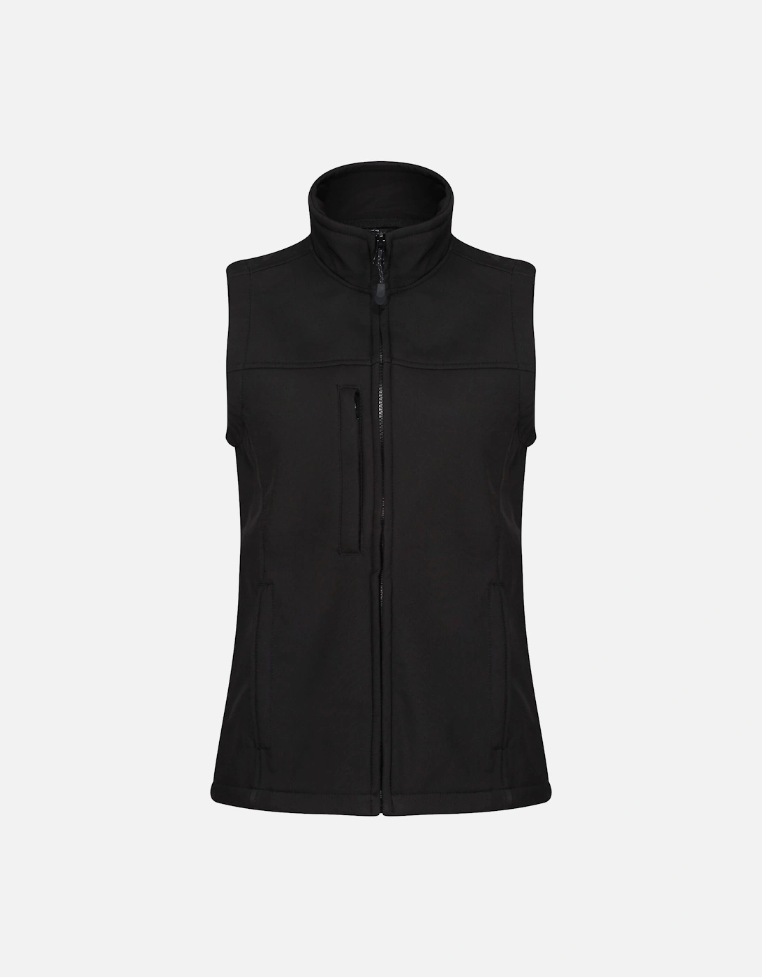 Regatta Women's Black / Flux Softshell Gilet - Size 20