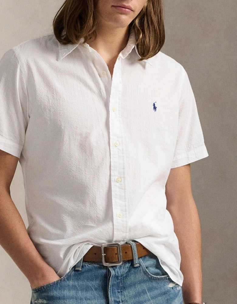 Cotton-Seersucker Shirt