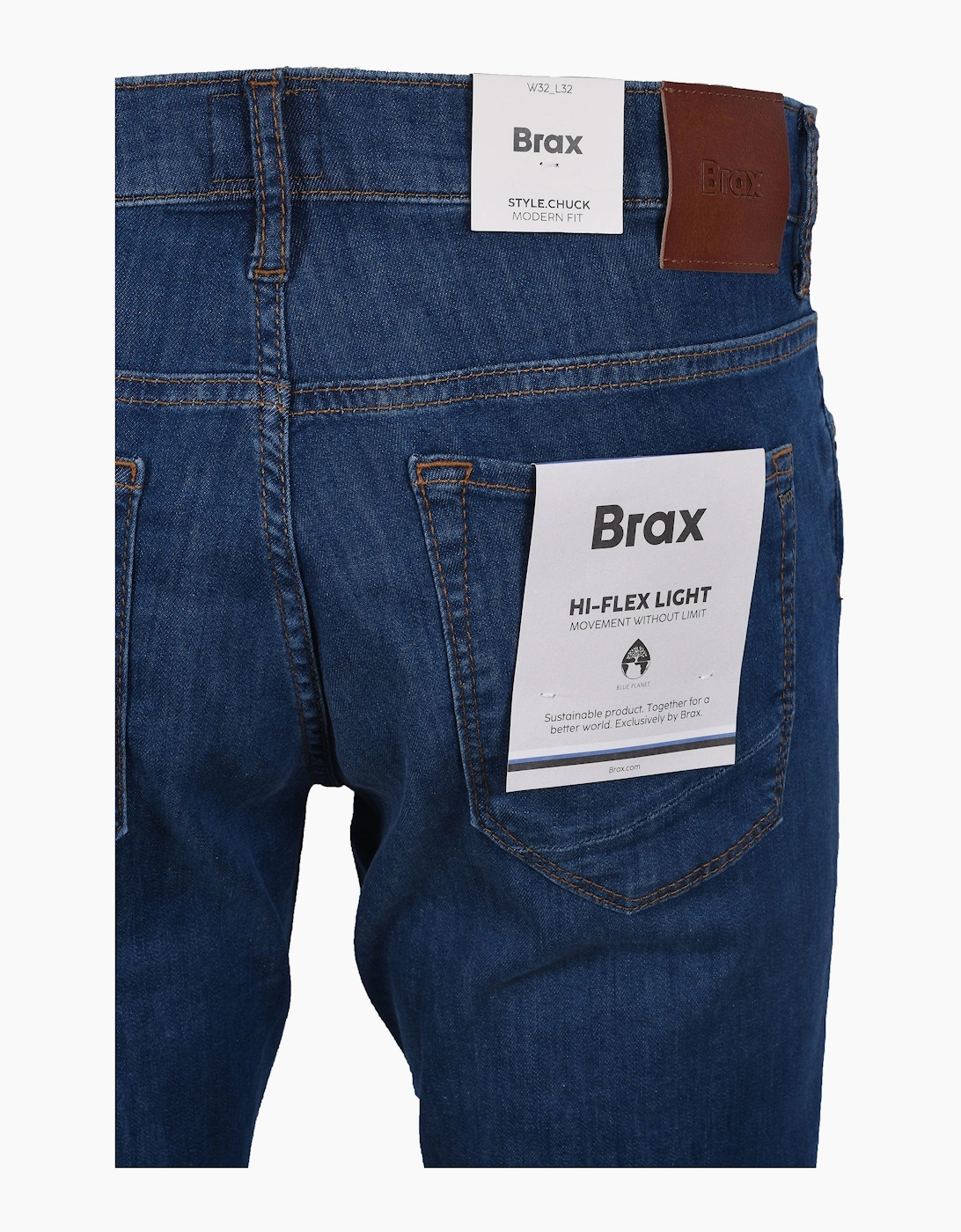 Men's Brax Chuck Denim Jeans Denim - Blue - Size: 30/32