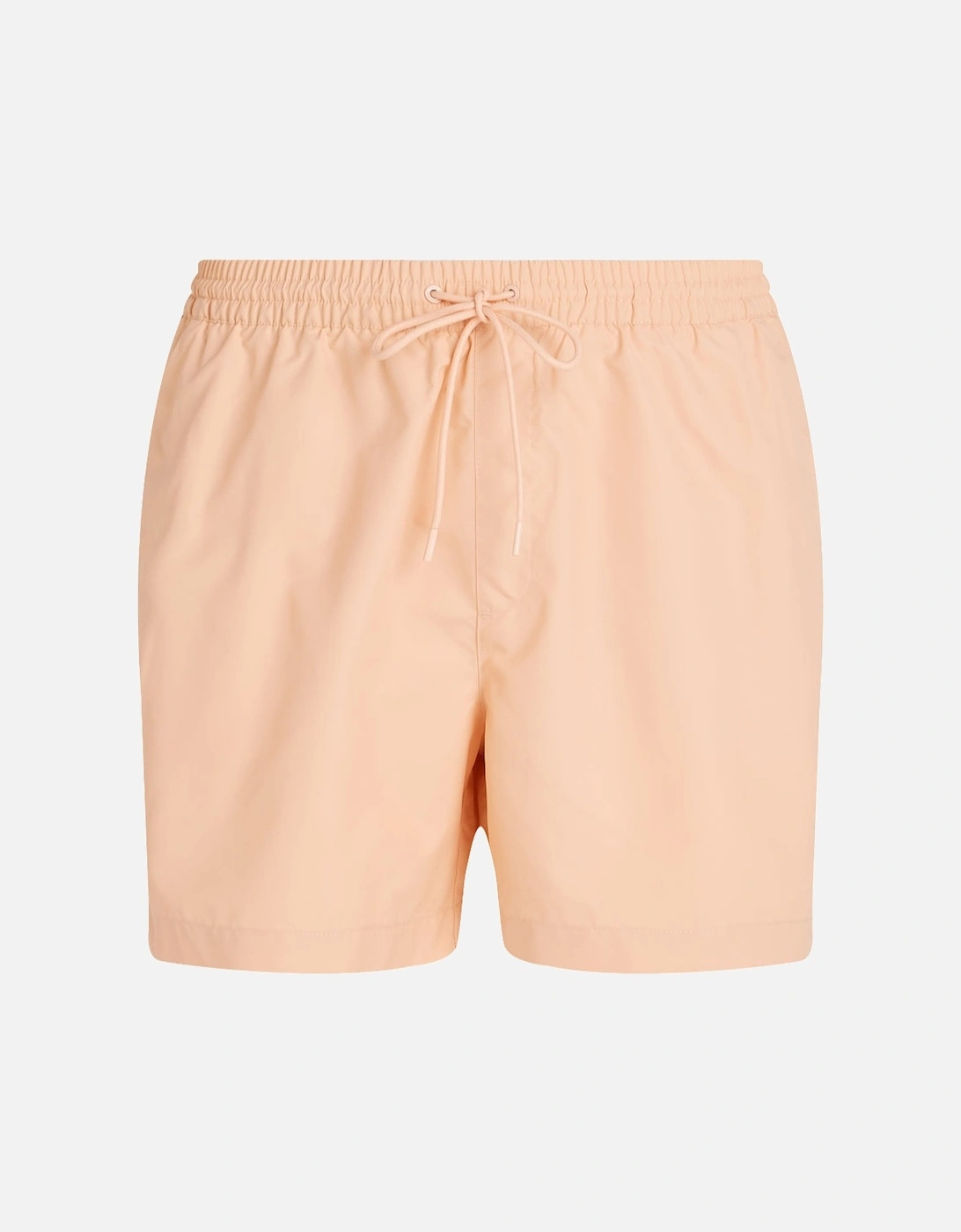 Calvin Klein Men's Orange Leg Length Drawstring Solid Swim Shorts, Light Cantaloupe - : 32/33/32 Medium
