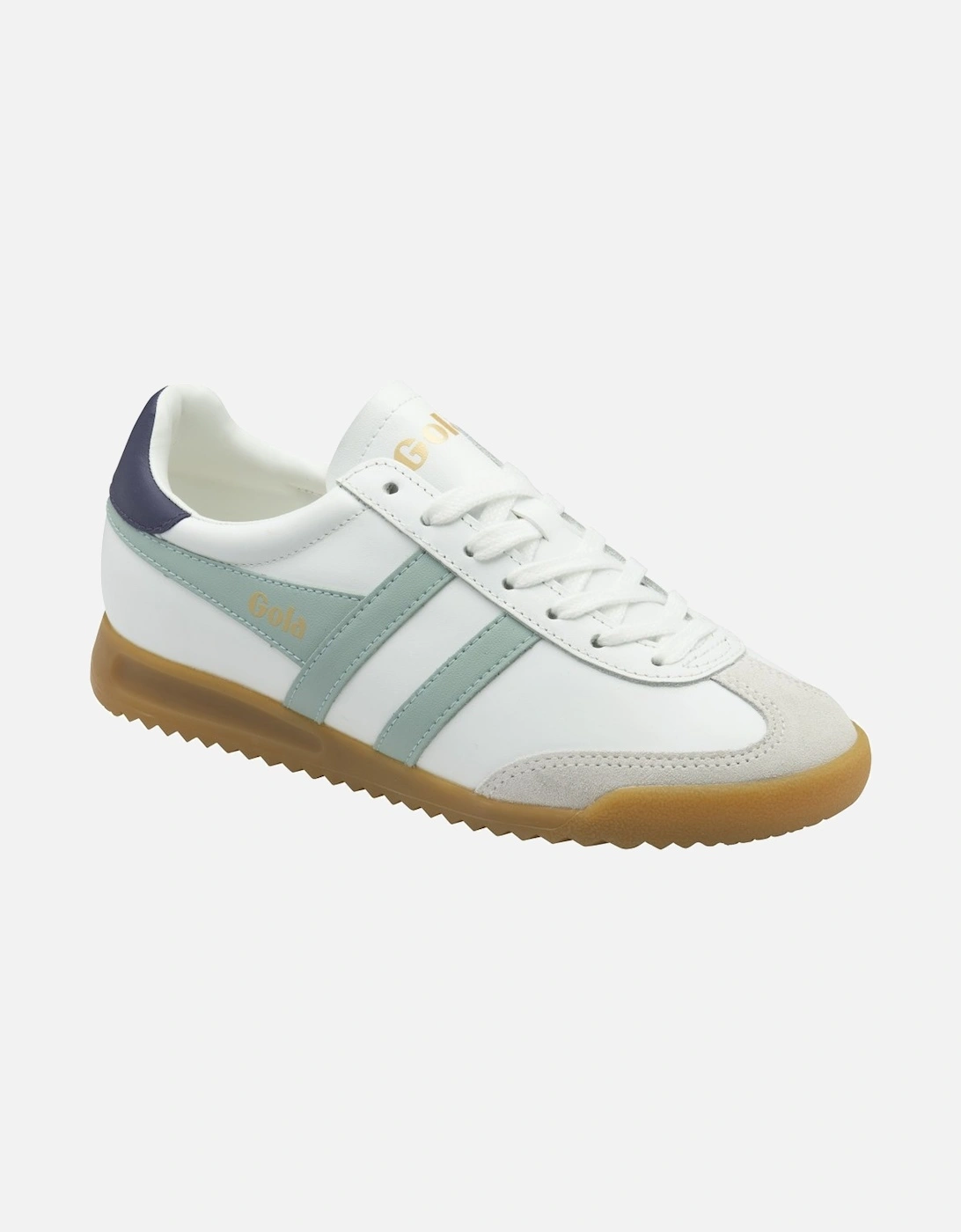 Gola Women's White Torpedo Leather Trainers - : Size 4