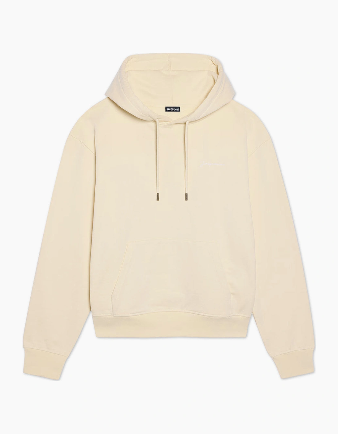 Men's Men's Beige Jacquemus The Embroidered Sweatshirt - Cream - Size: 40