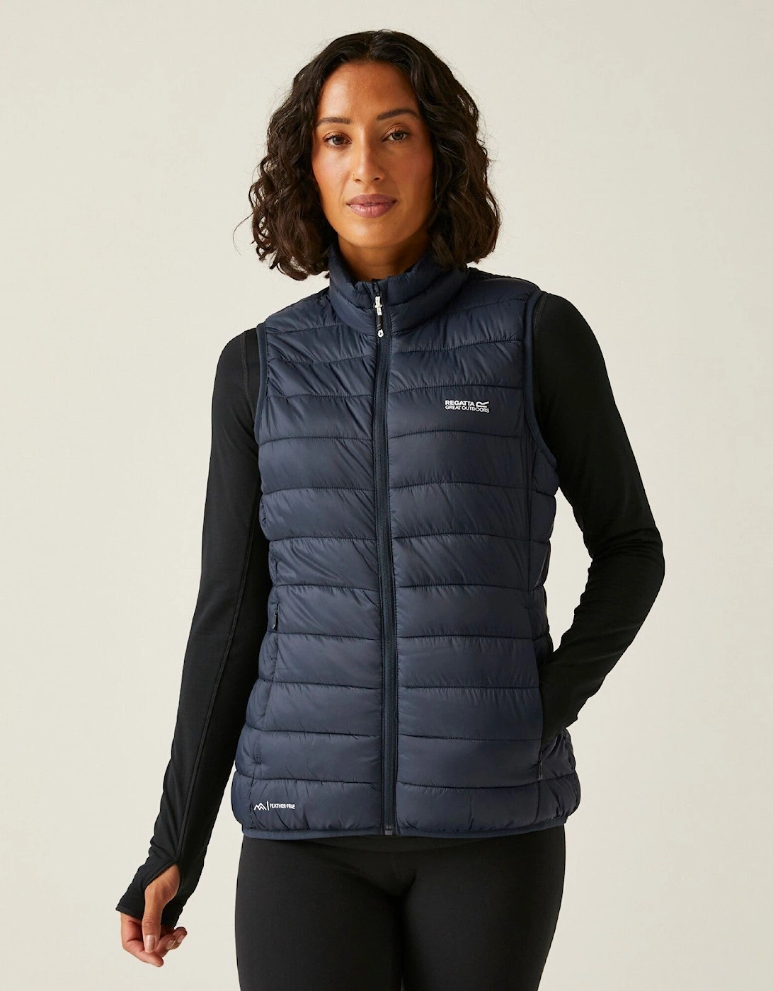 Womens Marizion Baffled Padded Gilet, 2 of 1
