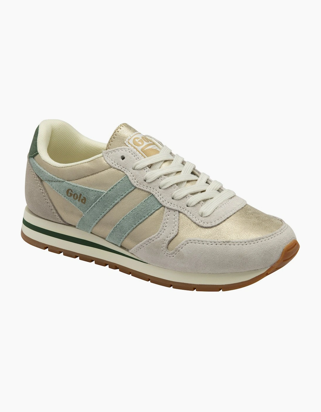 Gola Women's Tan Daytona Blaze Trainers - Size: 7