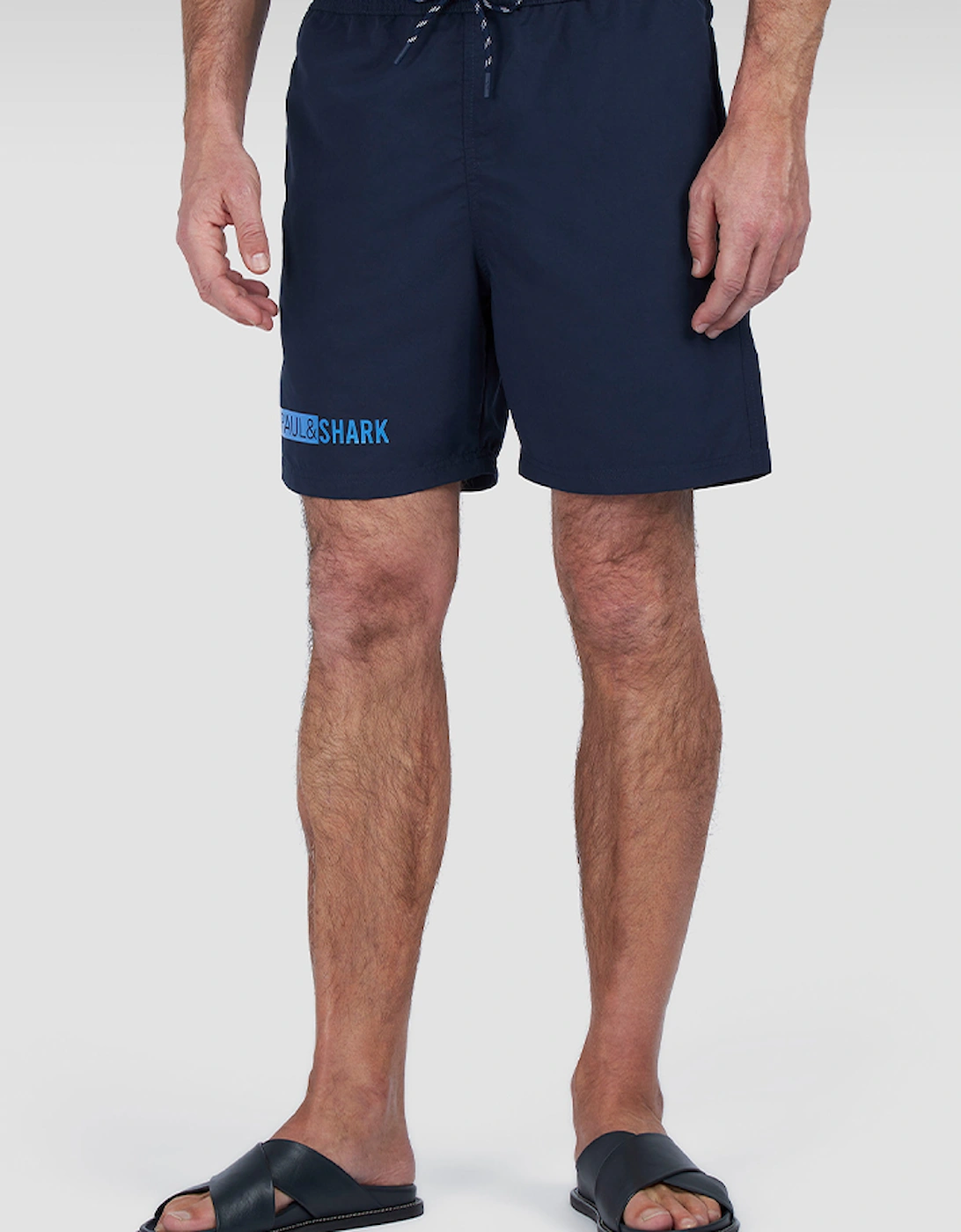 Paul & Shark Men's Navy Swim Shorts With Print - Size: 39/38/32