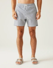 Navy Seersucker Stripe