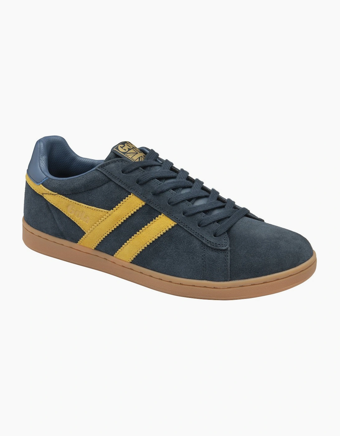 Gola Men's Navy Equipe Ii Suede Trainers - Size 9