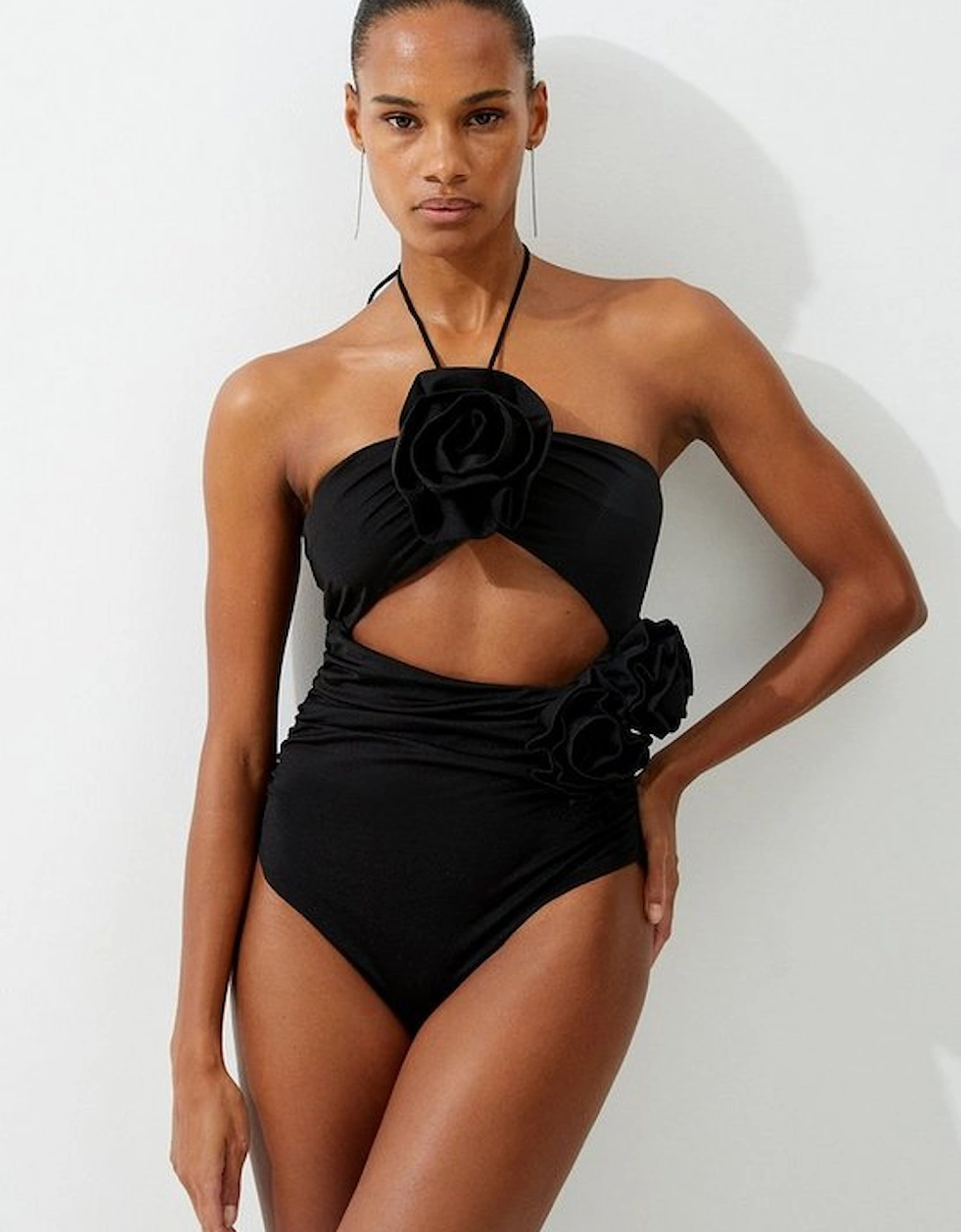 Rosette Cut Out Detail Swimsuit, 5 of 4