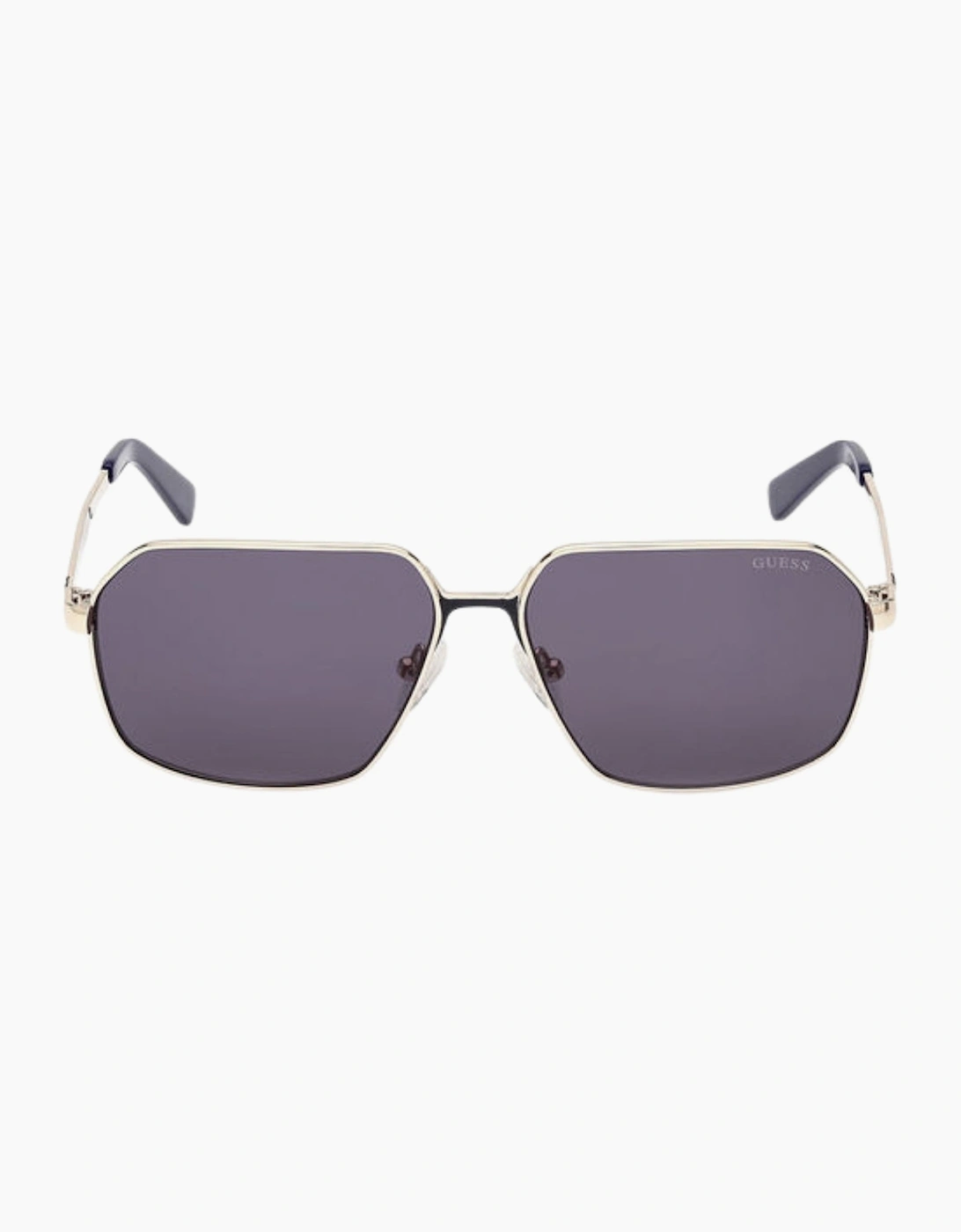 Men's Guess Blue Lens Gold Sunglasses - Size: ONE size
