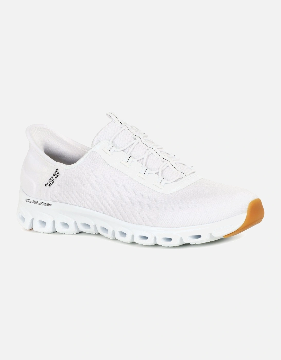 Skechers Women's Glide Step Slip In Womens Trainers - White - Size: 6