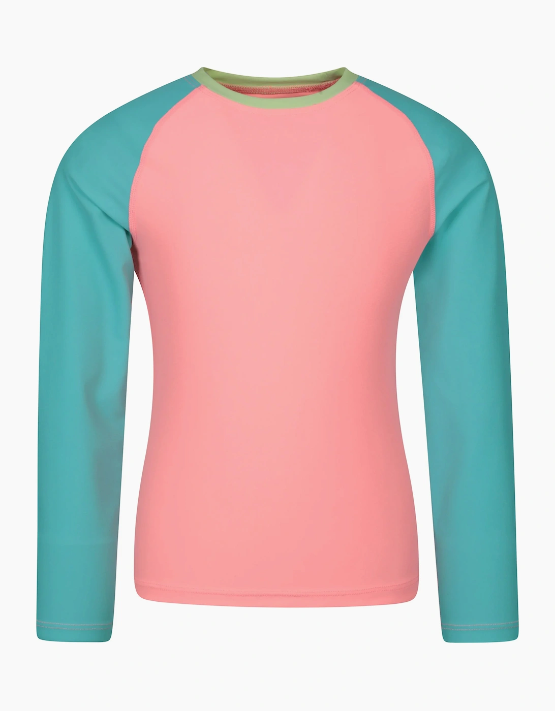 Mountain Warehouse Boys Blue/Green 'S Childrens/ Long-Sleeved Rash Top - Size: 13 Years Kids