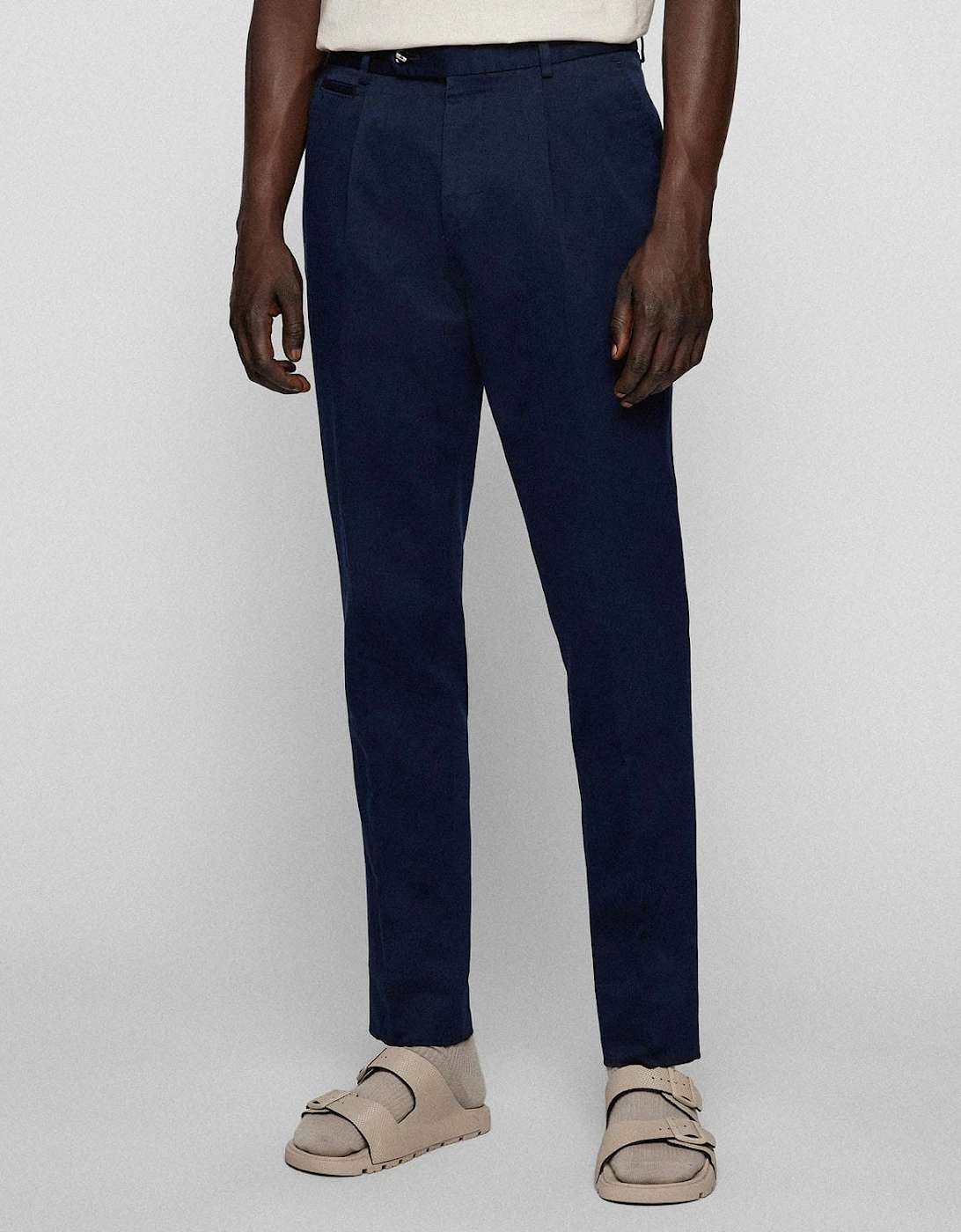 Hugo Boss Men's T-Peet Trousers - Navy - Size: 36