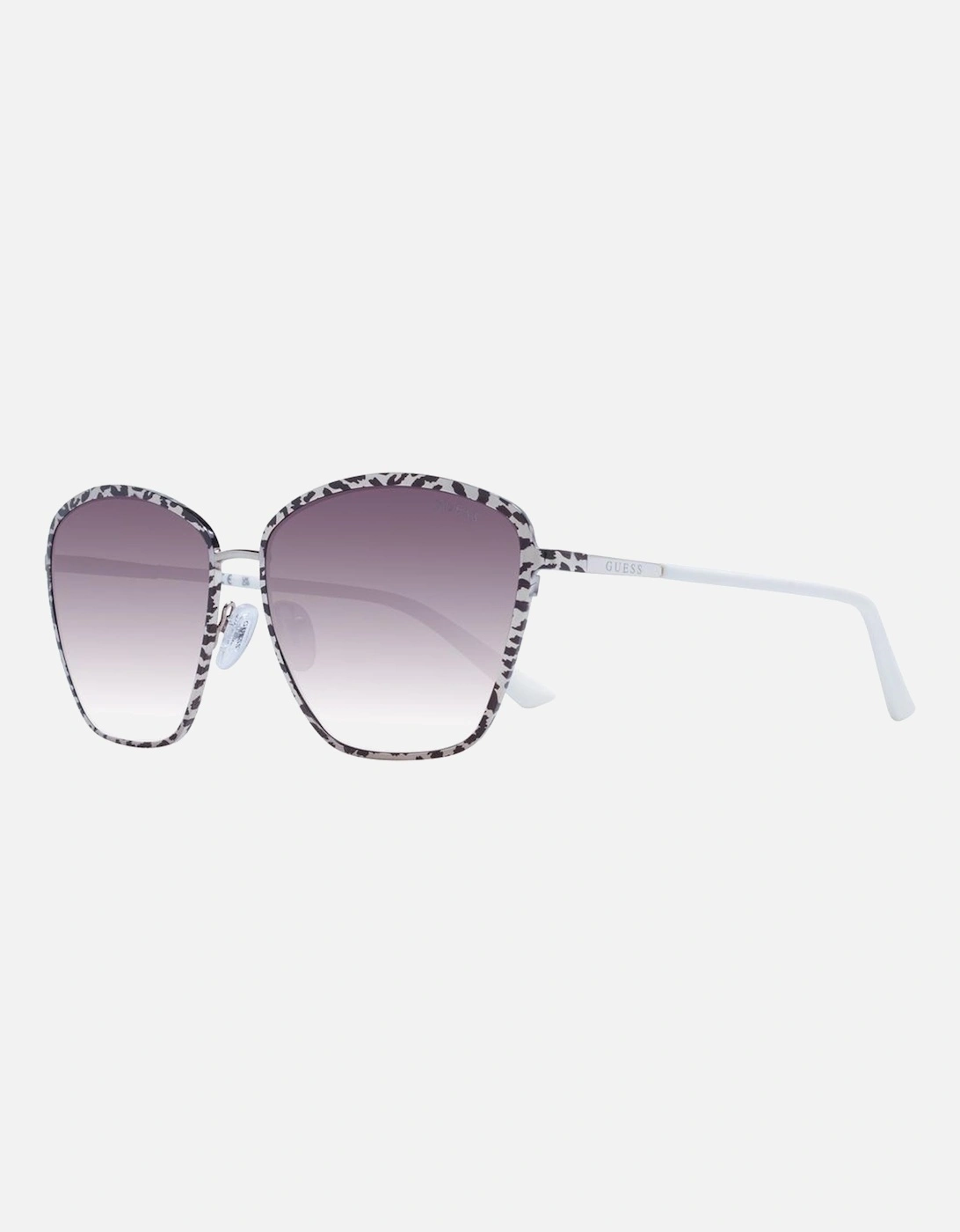 Gradient Brown Butterfly Sunglasses with Full-Rim Metal Frame Women -, 4 of 3