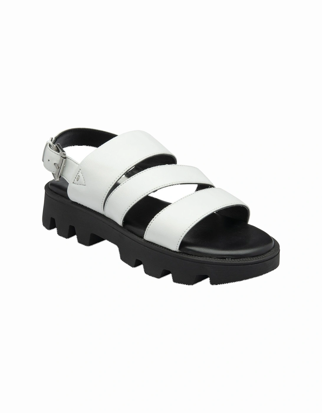 Lotus Women's Xena Womens Flatform Sandals - White - Size: 8