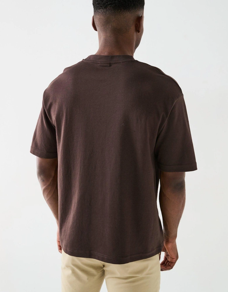 Oscar Short Sleeve T-Shirt - Dark Brown