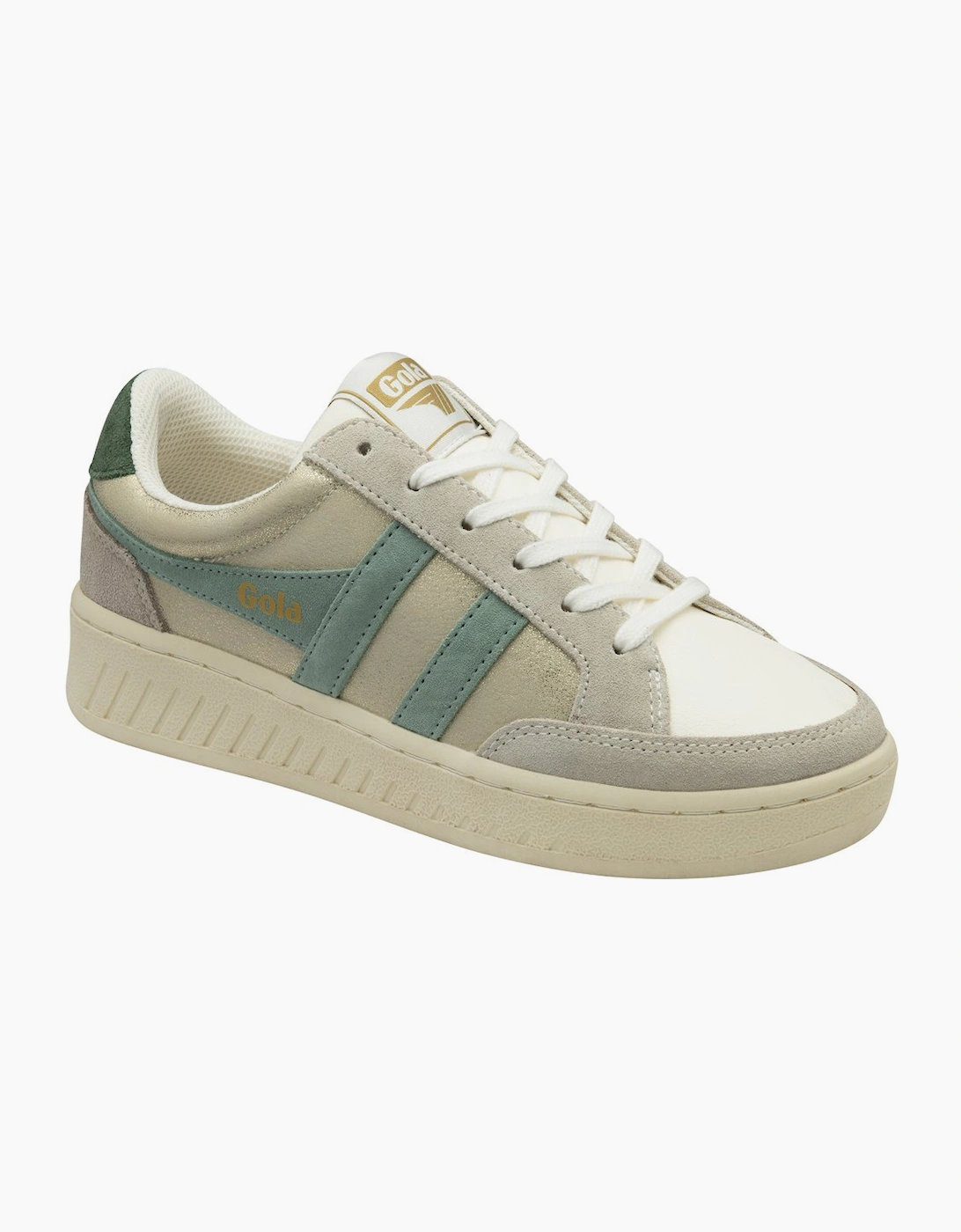 Gola Women's Tan Superslam Blaze Trainers - Size 3