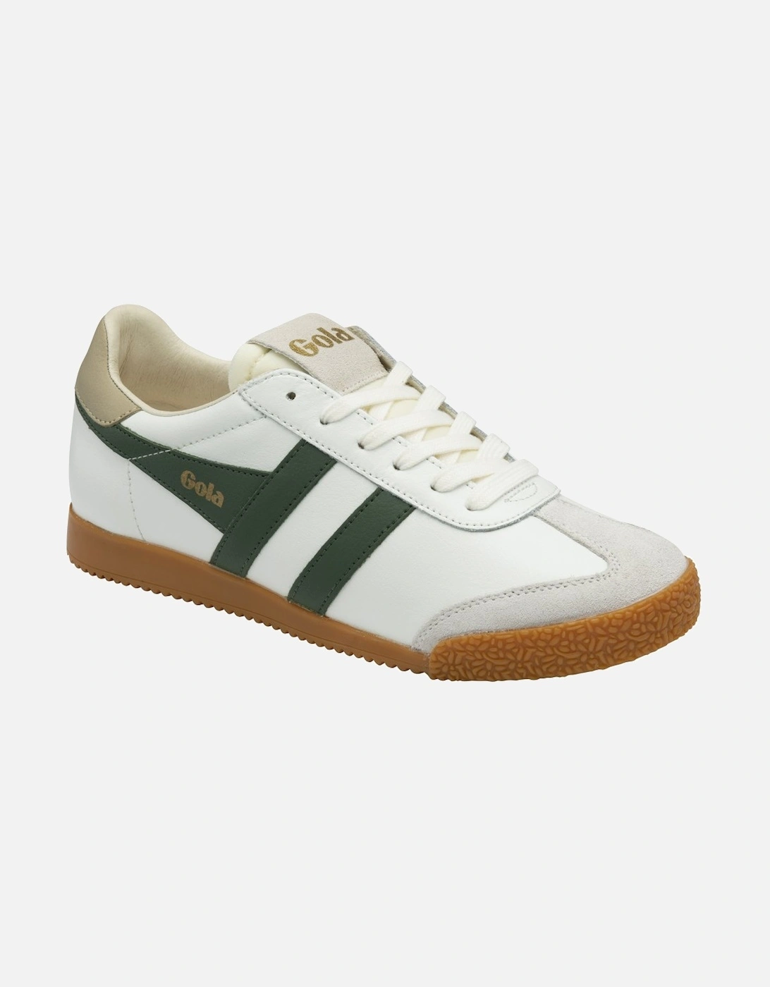 Gola Women's Elan Leather Womens Trainers - White - Size: 9