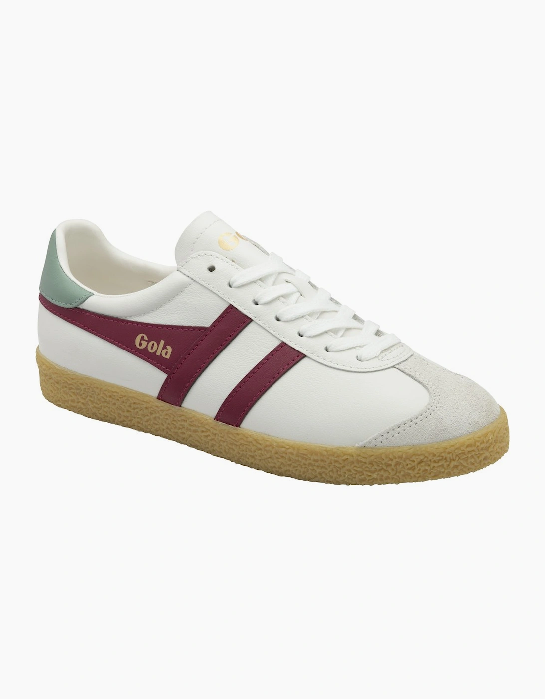 Gola Women's Medallist Leather Womens Trainers - White - Size: 8