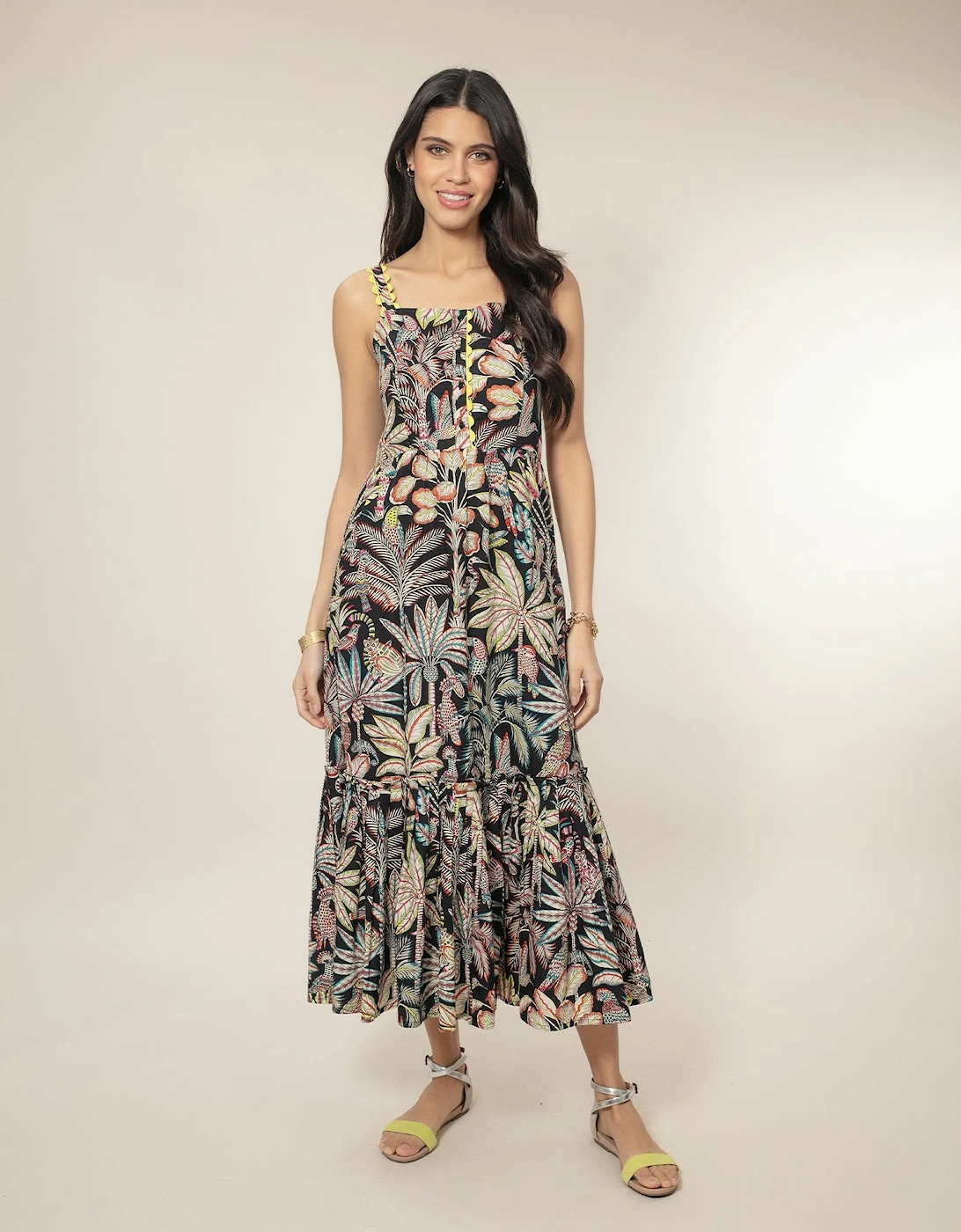 Nooki Design Women's Brannon Dress - Black Mix - Size: 10/8