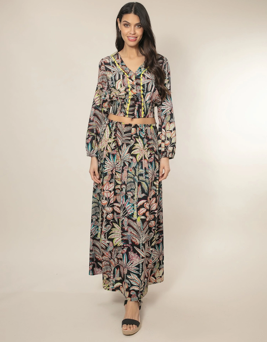 Nooki Design Women's Bexley Skirt - Black Mix - Size: 12