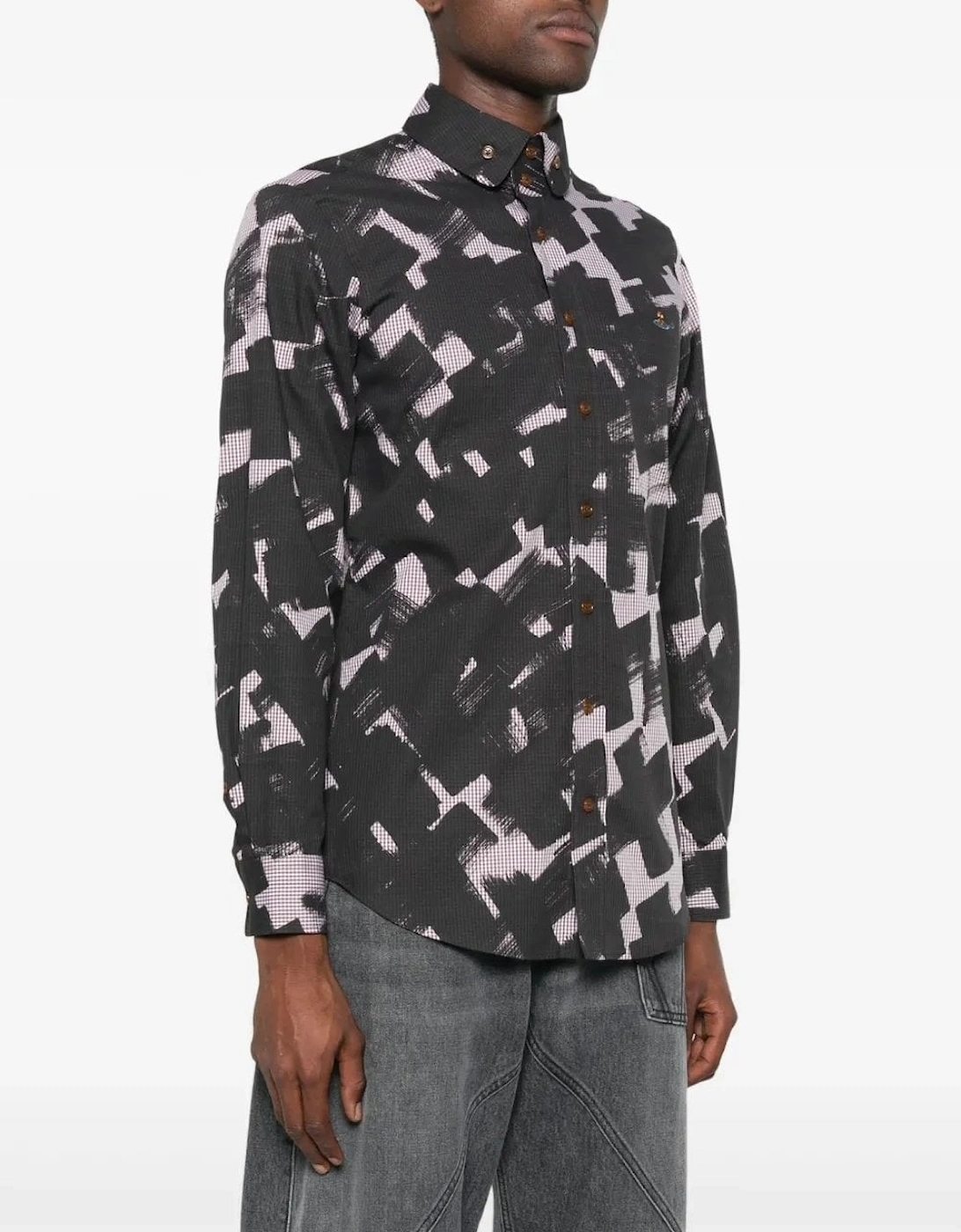 2 Button Krall Shirt Black
