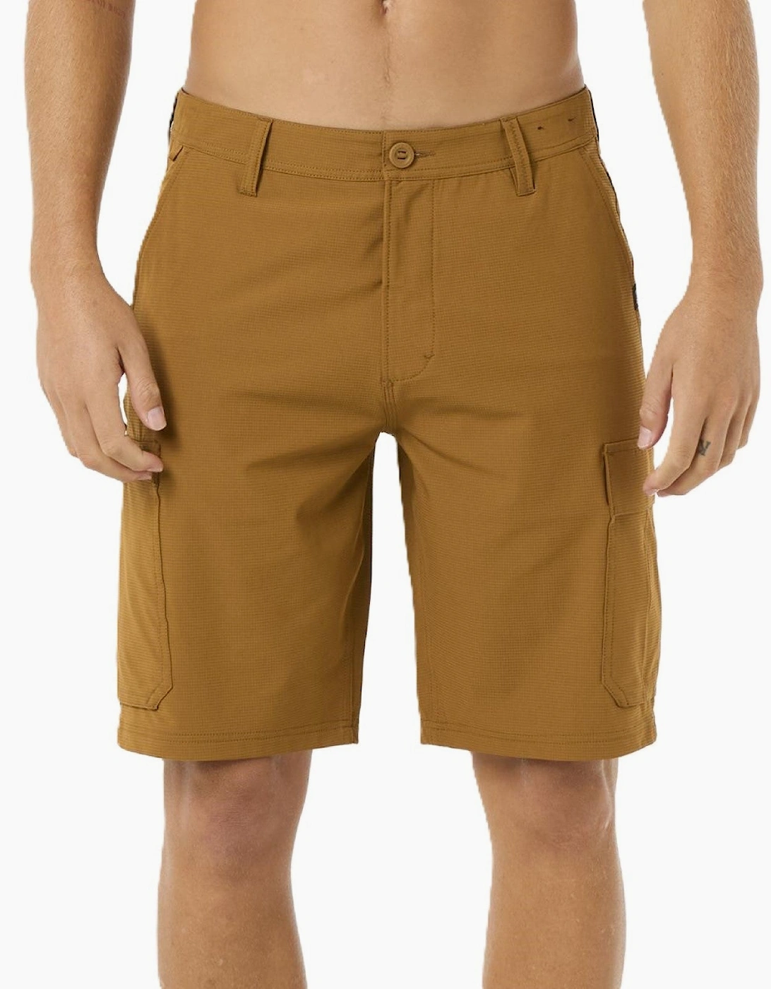 Ripcurl Men's Gold Rip Curl Boardwalk Classic Surf Chino Shorts  32/32 Size 32