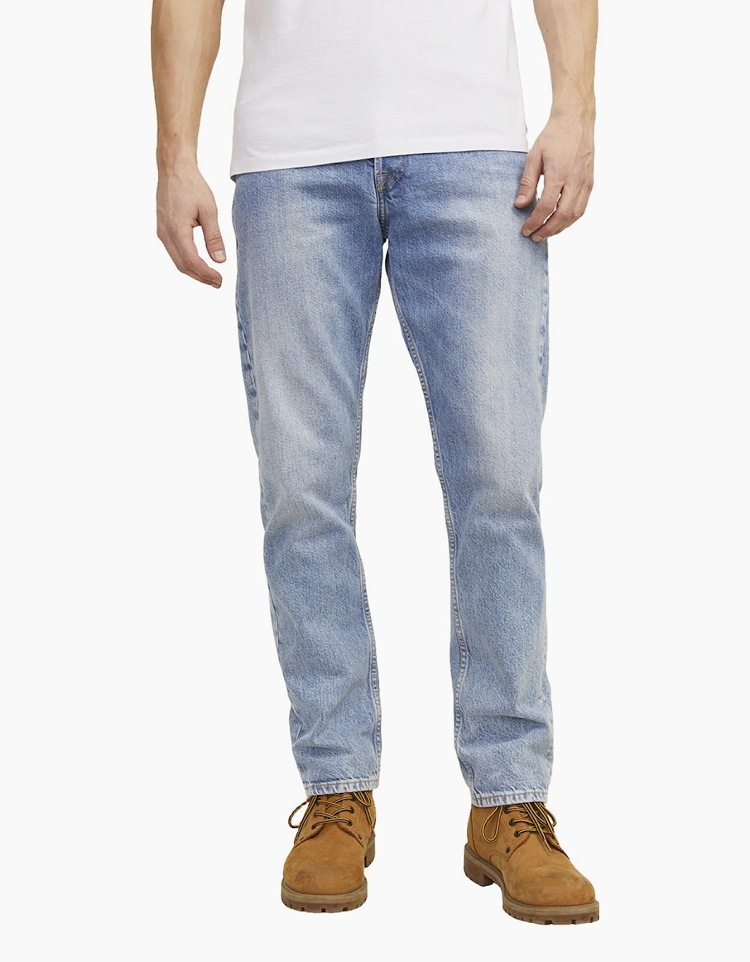 Jack & Jones Men's Blue Chris Original Sbd 920 Relaxed Fit Jeans - Size: 32/34