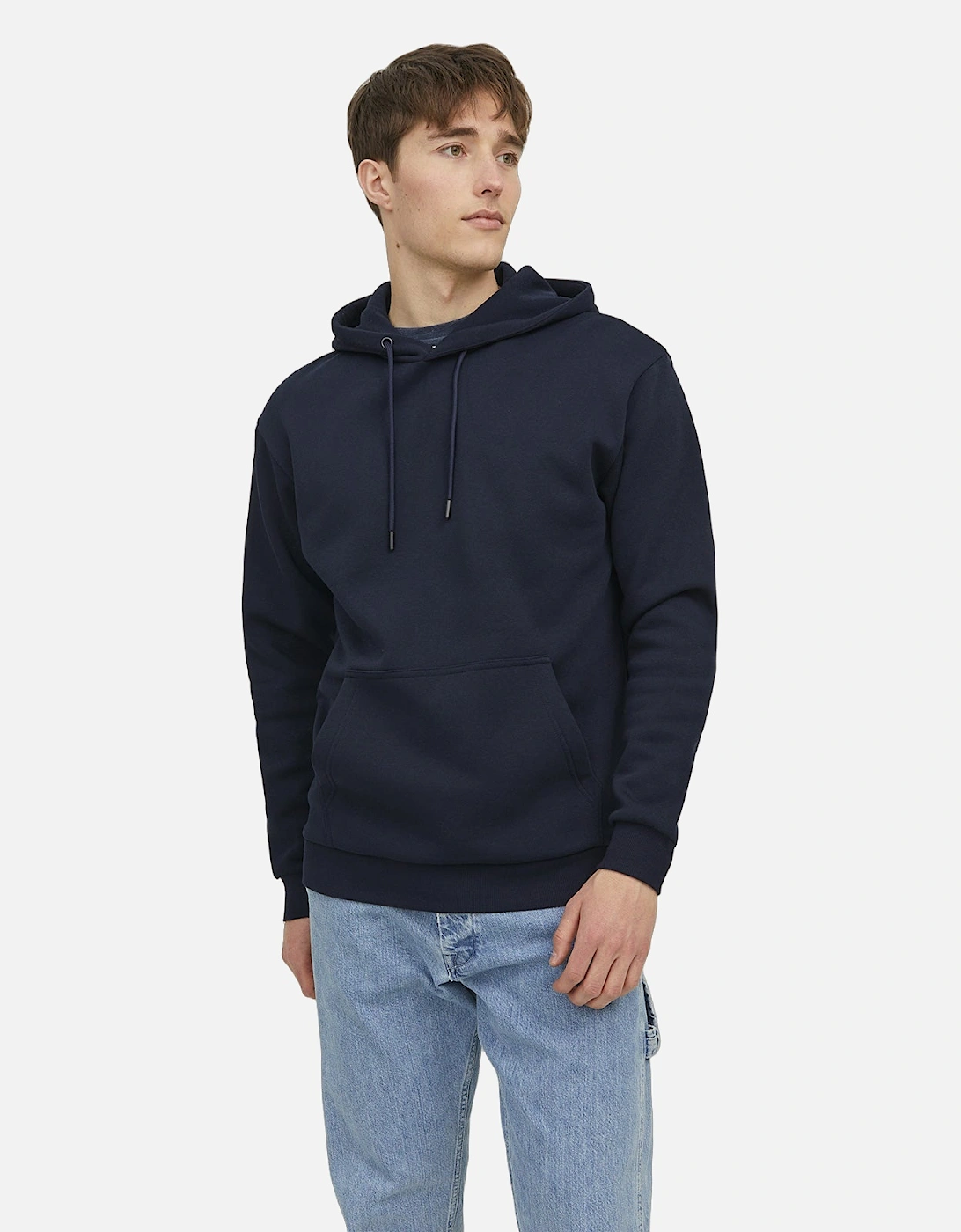 Jack & Jones Men's Navy Bradley Sweat Hoodie - : 42/Regular Xl