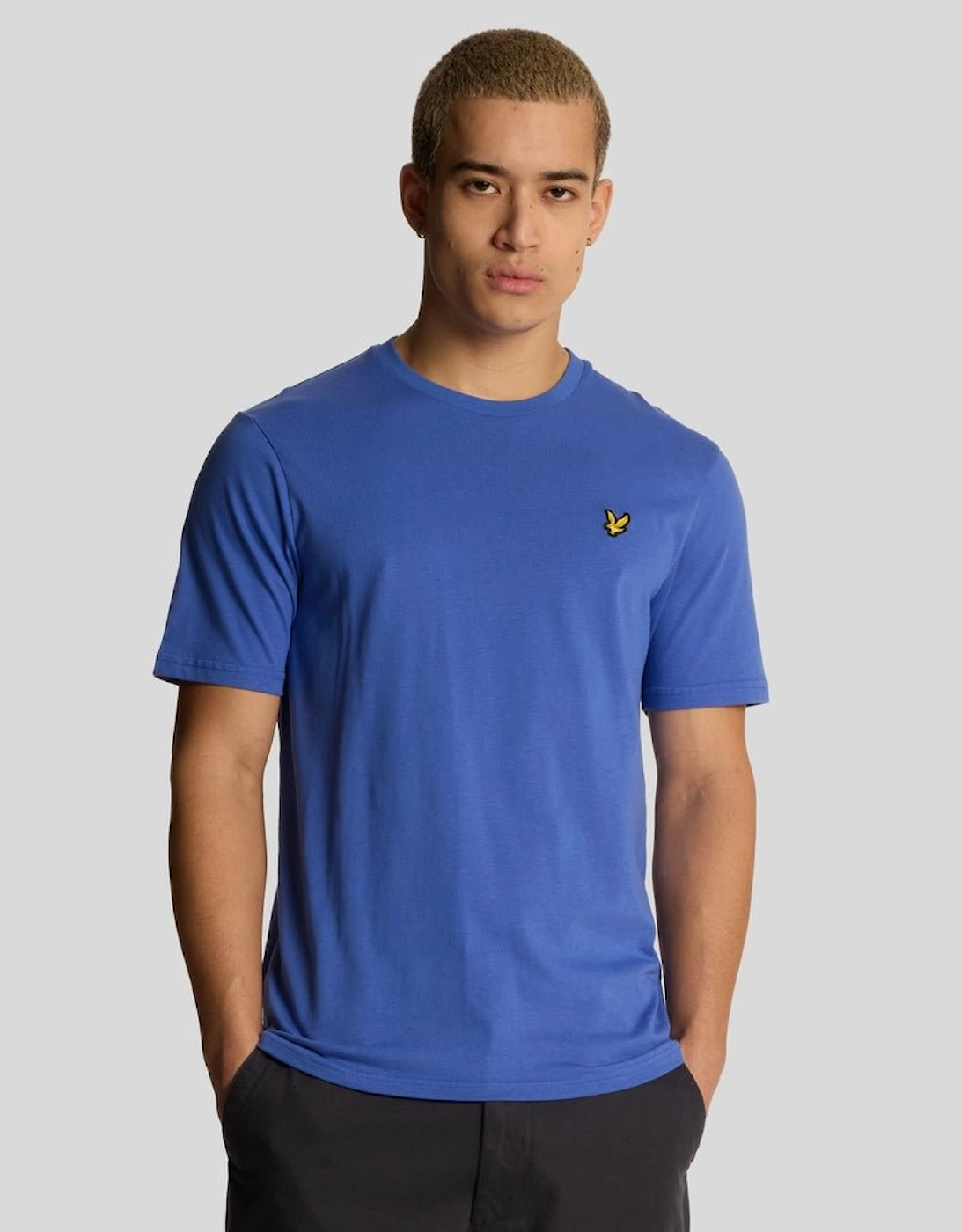 Lyle And Scott Men's Plain T-Shirt - Blue - Size: 44/Regular