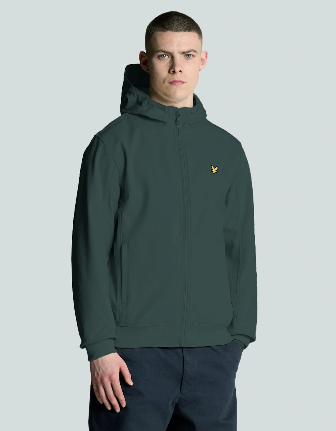 Lyle And Scott Men's Tan Mesh Back Softshell Jacket - : 38/Regular M