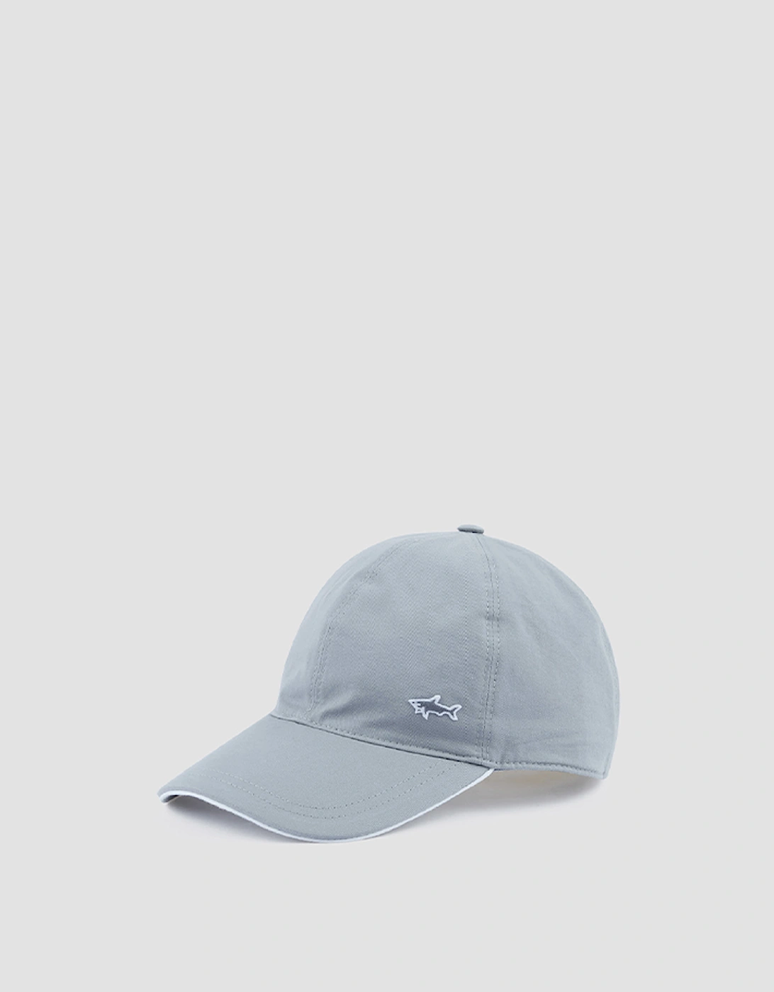 Paul & Shark Men's Grey Baseball Cap With Contrast Piping  Size 62