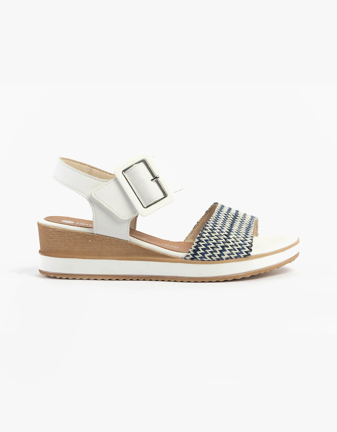 Women's Remonte D6453-80 Womens Sandals White Combination - Size: 6