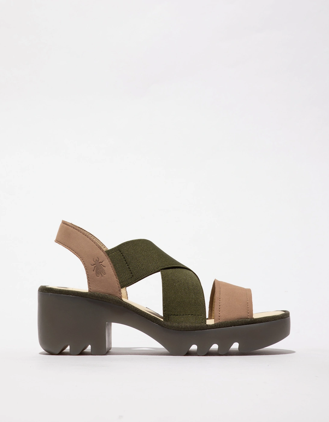 Women's Fly London TAJI502FLY Womens Sandals Taupe/Khaki - Multi - Size: 5